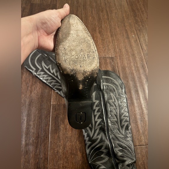 Tecovas - The Abby Leather Boots - Midnight Bovine size 9B - Picture 4 of 6